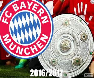 yapboz Bayern Múnich, şampiyon 2016-2017